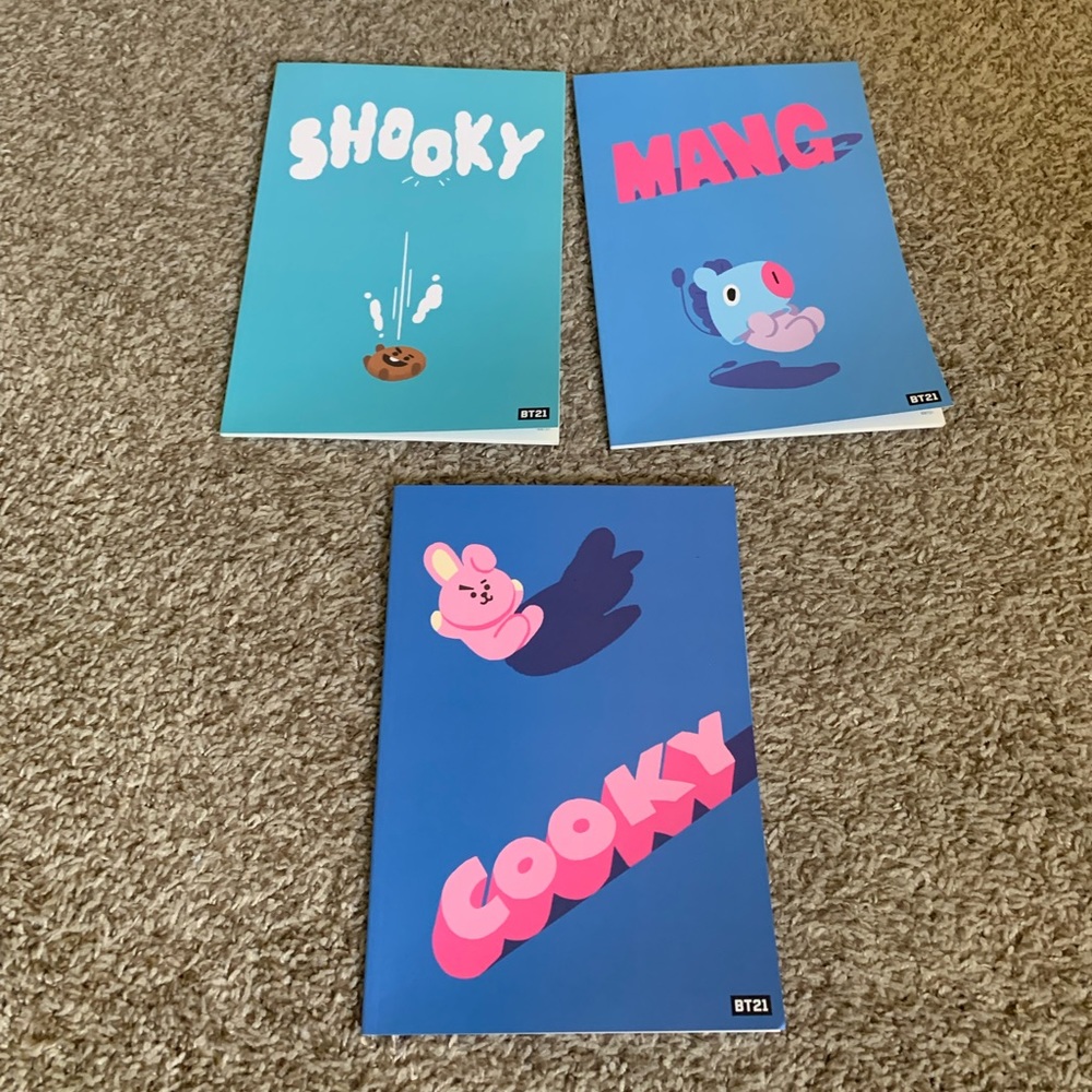 ⭐️OFFICIAL⭐️BT21 notebooks 🩷